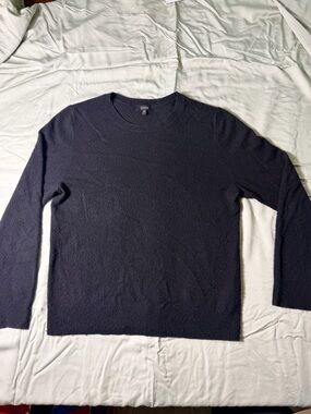 Quince Black Crewneck Sweater cashmere